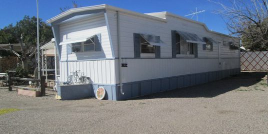 SOLD! Great home for single person or Snowbird. VERY reasonable space rent!