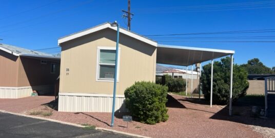 2018 16 wide 2BR 2BA in NW Tucson Adult Park w/REDUCED Price!!