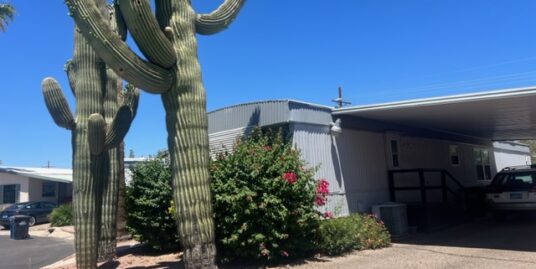 24Hr Secure Adult Park in NW Tucson 14×66 2Br 2Ba