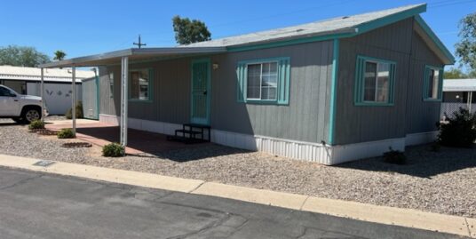 Doublewide in SW Tucson Adult Park near Casino