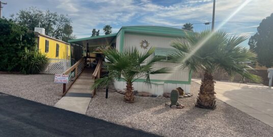 NW  Tucson Adult Park 2 Br with new Mini Split AC units. REDUCED PRICE!!!!