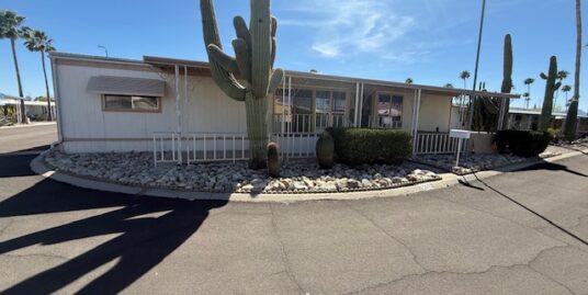 Desired Adult 55+ in NW Tucson secure park 24×60 3BR 2Ba