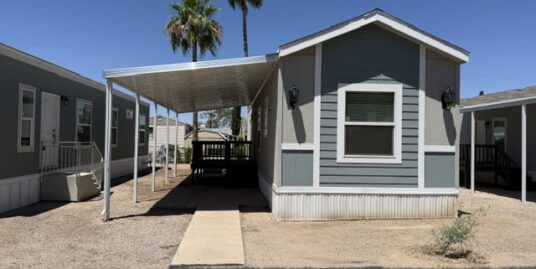 Brand New 2025 14 wide 2 Br Cavco in NW Tucson Adult Park